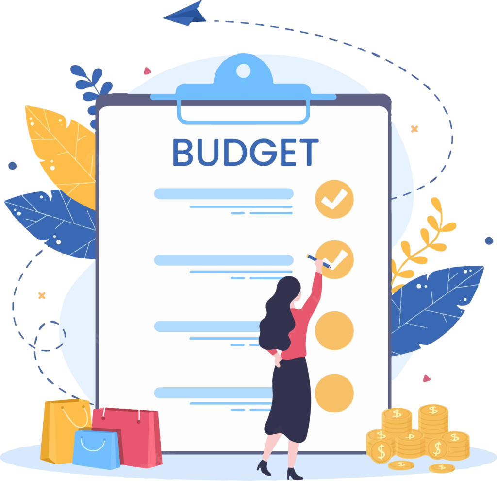 Image d'un carnet de budget